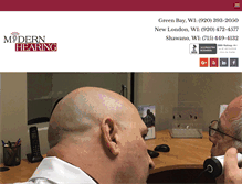Tablet Screenshot of modernhearingwi.com